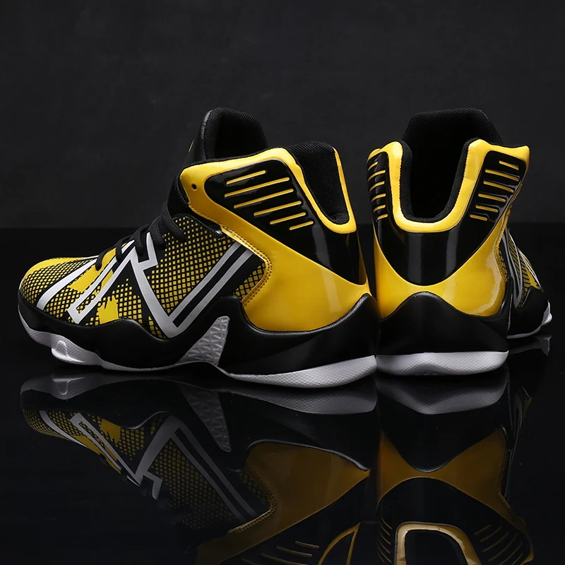 

Trendy luminous basketball shoes, non-slip outsole, super grip, wear-resistant and durable sneakers, high-elastic cushioning bas