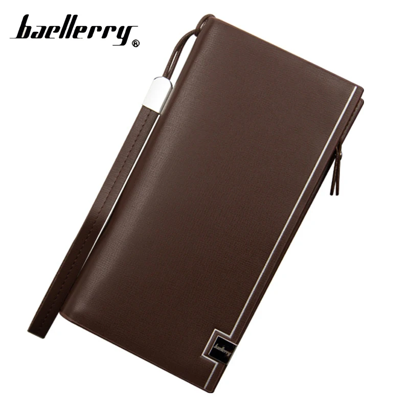

Baellerry Long Money Phone Handy Clutch Bag Men Wallet Male Purse Cuzdan For Baellery Business Card Holder Wristlet Portomonee
