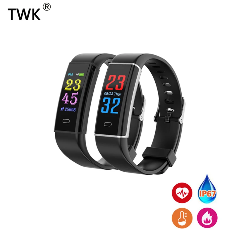 

TWK Cheaper Smart Watch Women Men Sport Fitness Blood Pressure Heart Rate Smartwatch for iOS Android relogio inteligente mujer