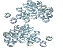 2000pcs/Lot M3 Spring Washer Zinc Plated Carbon Steel Split Lock Washer Spring Gasket Cushion Pad Ring
