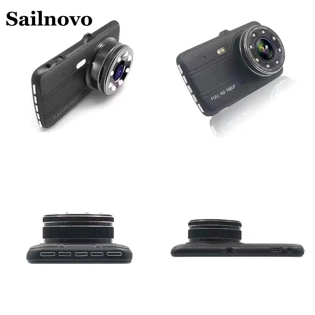 DVR Двойной объектив автомобиля Камера видео Регистраторы регистраторы G Сенсор
