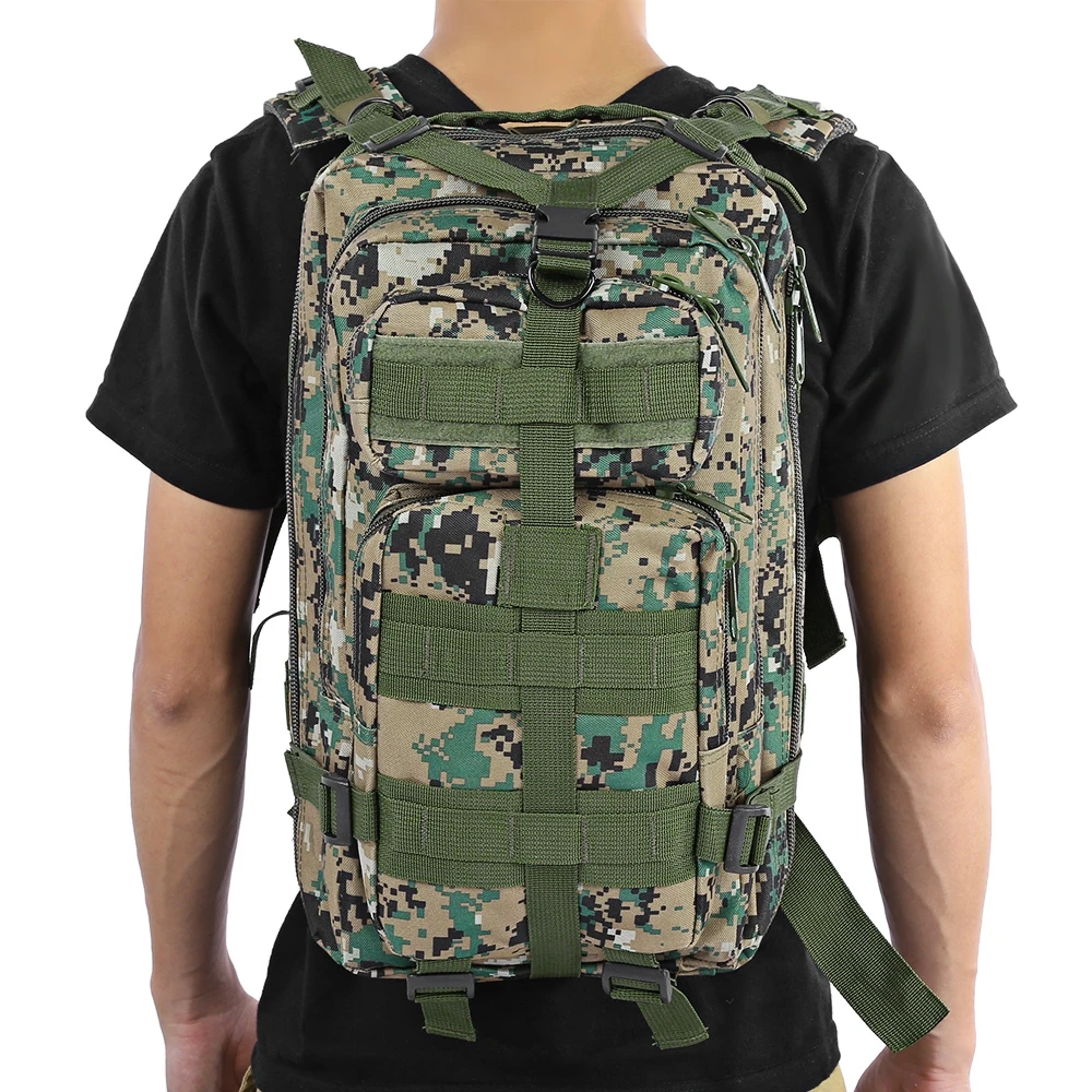 3P Tactical Backpack Military Backpack Oxford Sport Bag 30L for Camping Climbing Bags Traveling Hiking fishing Bags