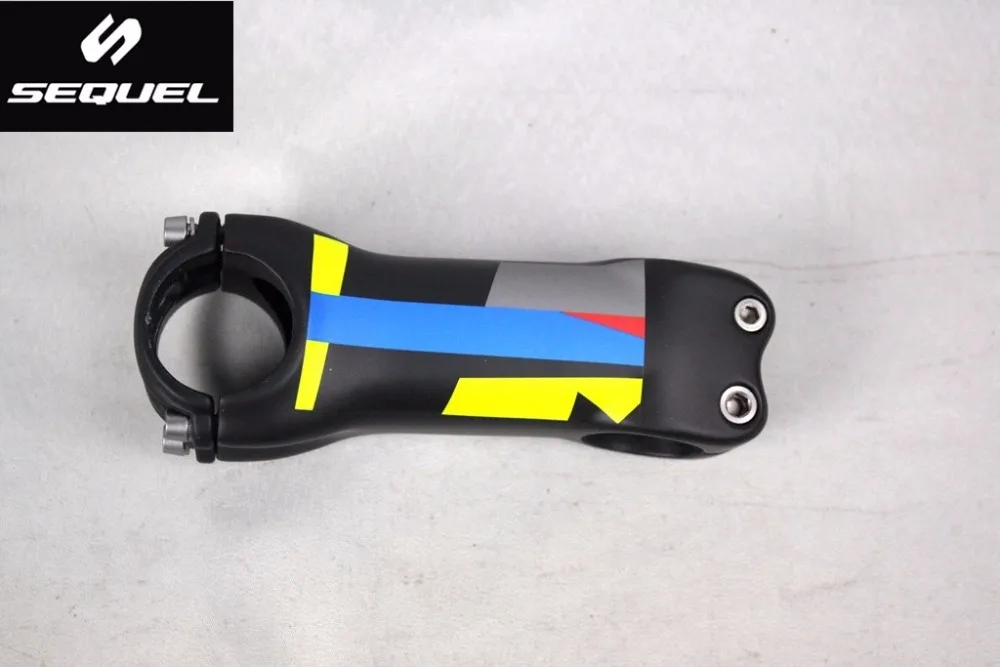

Camouflage design carbon stem good quality stem for road and mtb both 6 degree super light bike parts customizable DIY