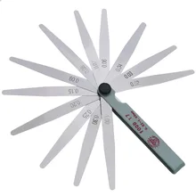 100 мм Длина метрический щуп 17 клинок зазор наполнитель 0,02-1,00 мм толщина измерения макет инструмент