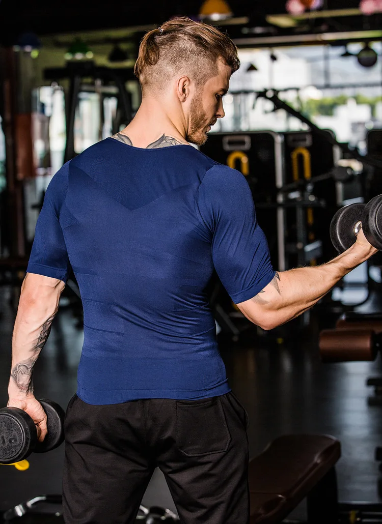 Mens Slimming Posture Correction Shirt