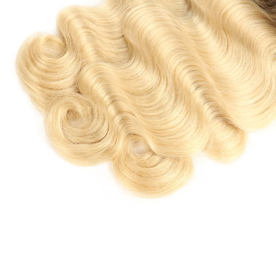 Sleek T1B/613 Blonde Bundles Brazilian Hair Body Wave 100% Human Hair Extension 1 Pc Remy Hair 10 To 30 inches Free Shipping