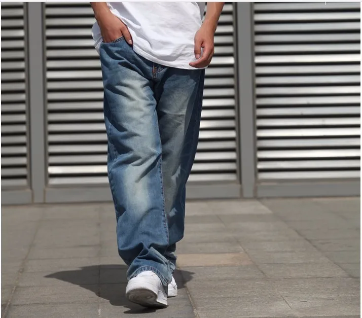 Горная кожа модные мужские джинсы Уличная ретро джинсы мужские брюки хип-хоп джинсы мужские повседневные свободные размера плюс JA463