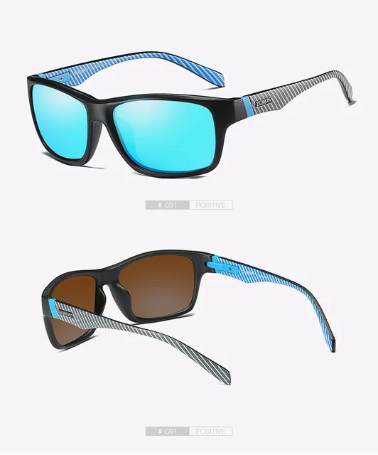 DUBERY, Винтажные Солнцезащитные очки, поляризационные, мужские солнцезащитные очки, для мужчин, UV400, оттенки, Spuare, черные, летние, Oculos, мужские, 8 цветов, модель 732 - Цвет линз: 1