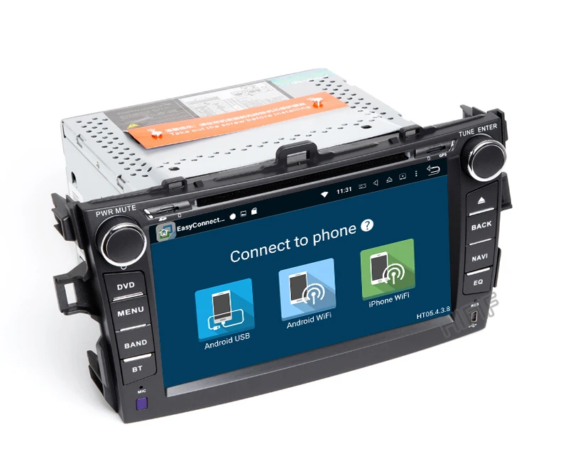 Top IPS Octa Core IPS 4G RAM Android 8.0 Car DVD Player for Toyota Corolla 2007 2008 2009 2010 2011 Car Radio With 32G ROM Bluetooth 12