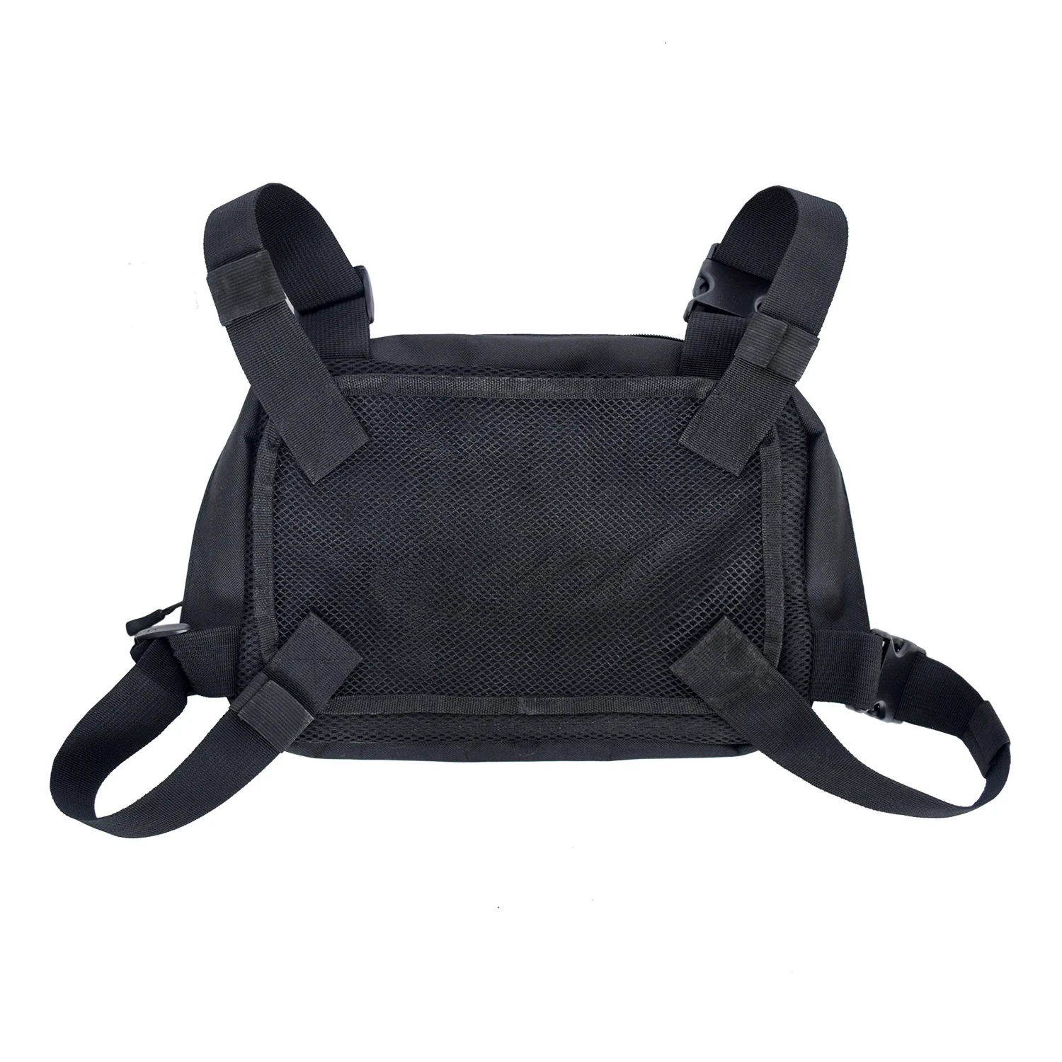 Черная сумка на грудь, регулируемая, Оксфорд, тактическая, хип-хоп, уличная, функциональная сумка на плечо, сумка на пояс, Канье Уэст, нагрудная сумка