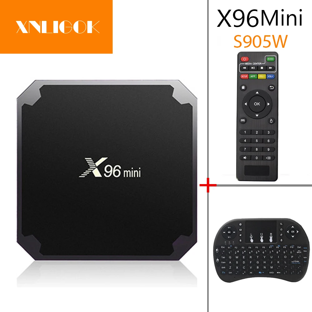 

X96 mini TV BOX Android 7.1 Amlogic S905W 1G/8G 2G/16G Smart TV box KD 17.3 2.4G WIFI GHz H.265 X96mini IPTV HD set-top box