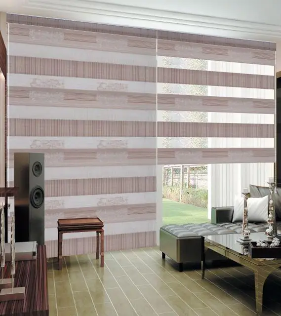 Korean High End Living Room Curtains Blinds Office Double