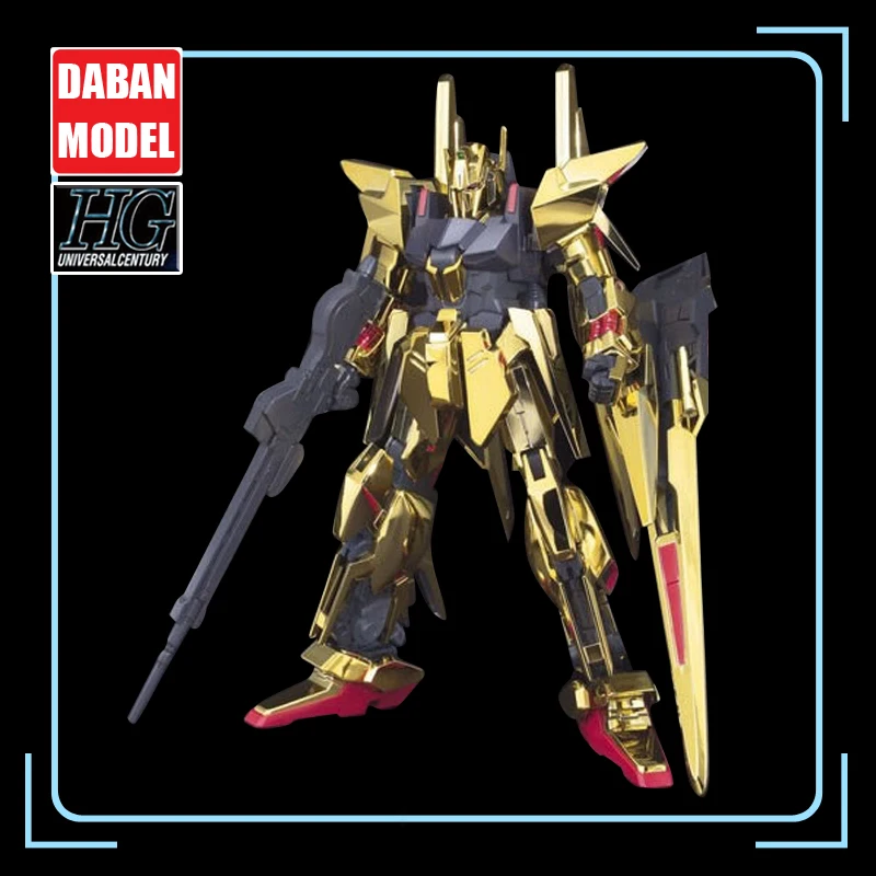 

DABAN Model 1/144 HGUC Gold Plated Delta DELTA GUNDAM Out of Print Rare Spot Deformable Action Figure Kids Assembled Toy Gifts