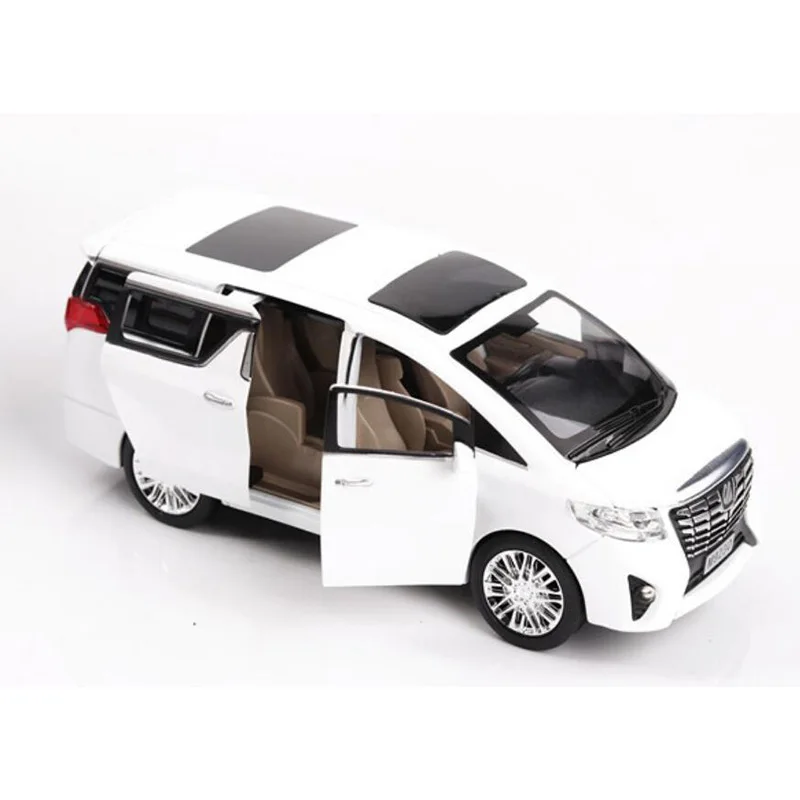 20,3 см 1:24 весы Alphard Авто няня Автомобиль Ван откатная Модель литья под давлением металлическая машина коллекции подарки для детей