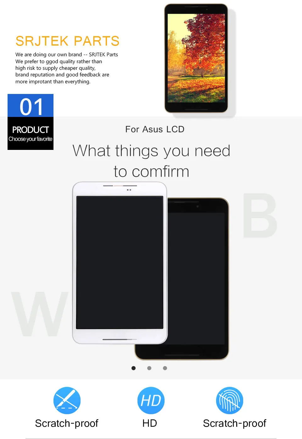 Srjtek для Asus Fonepad 8 FE380 FE380CG FE380CXG K016 ME380 ЖК-дисплей матричный экран Сенсорная панель дигитайзер сборка с рамкой