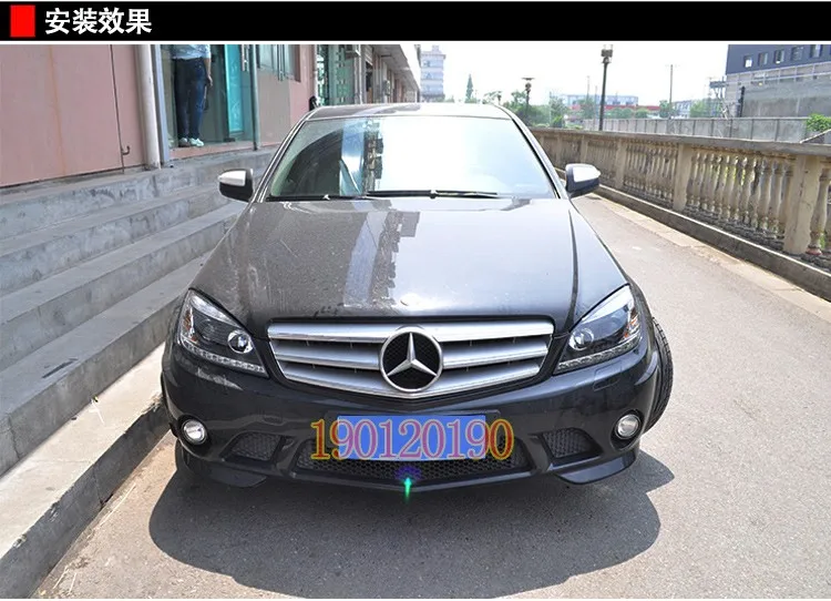 JGD абсолютно стиль для Benz W204 C180 C200 C220 C230 светодиодный налобный фонарь 2007-2010 Биксеноновая фара светодиодный DRL Автомобильные фары