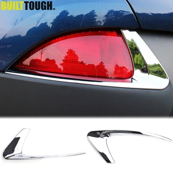 

For Renault Kadjar 2015 2016 2017 2018 Chrome Rear Tail Fog Light Lamp Eyelid Cover Protector Molding Frame Bezel Trim Styling