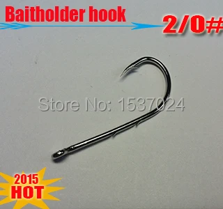 

2015hot fishing hooks baitholder hook size2/0# quantily:25pcs/lot high carbon steel