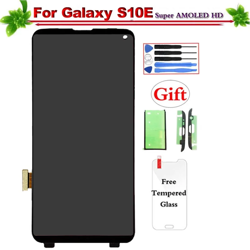 

Super Amoled for SAMSUNG Galaxy S10E G970 LCD Display Touch Screen Digitizer Assembly Replacement for Galaxy S10E Lcd Display