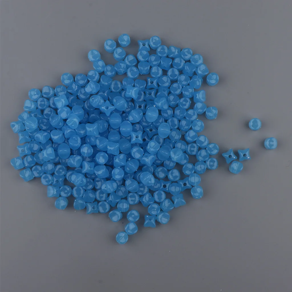 100g Square Jelly Shape Sew on Beads Acrylic for Clothes Bags Hats Sewing