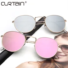 Ретро Круглые Солнцезащитные очки женские мужские брендовые дизайнерские солнечные очки для женщин зеркальные солнечные очки сплав lentes женские oculos de sol