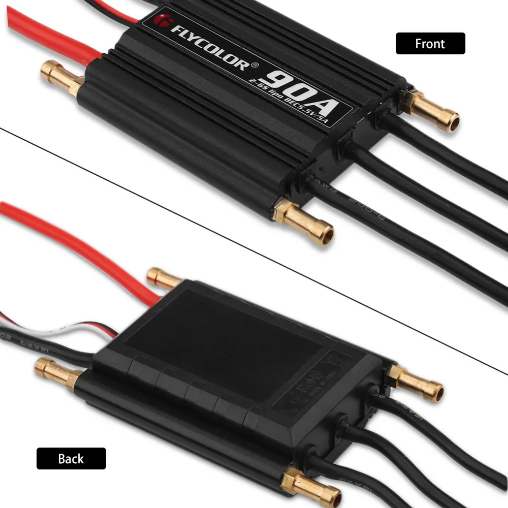 RC лодка ESC 5 V/5A бесщеточный электронный контроллер скорости для гоночной лодки