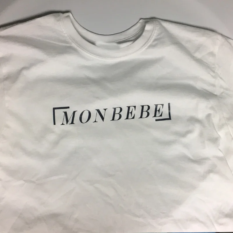 Monsta X Monbebe футболка Женская Harajuku летняя хлопковая футболка с коротким рукавом унисекс Корейская одежда топы с надписями