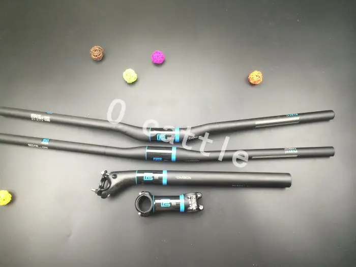 

SOUTH PLATT Green Carbon MTB Bike Handlebar Bicycle Handlenar Saetpost + = + Stem MTB Bike Handlebar Set Free Shipping