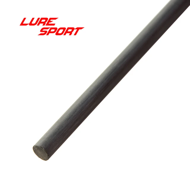 Luresport 2pcs/lot 1.83m 1 Section Solid Toray Carbon Rod Blank No