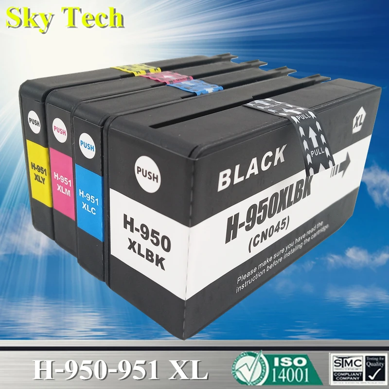 Совместимый чернильный картридж для HP 950 951 Officejet Pro 251dw / 276dw 8100 8600 8610 8620 8630 8640