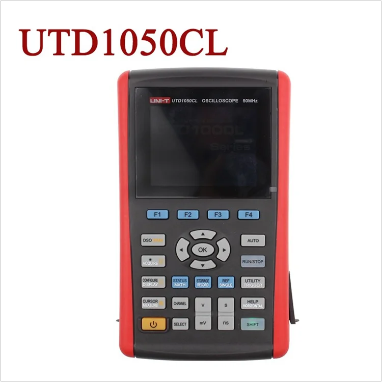 

UNI-T UTD1050CL Handheld Digital Storage Oscilloscope 1 channel 50MHz 200MS/s usb portable Oscilloscopes Free shipping