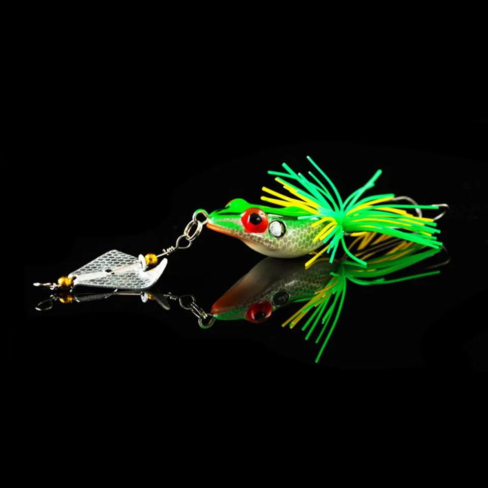 WALK FISH, 1 шт., высокое качество, Коппер, живая мишень, лягушка, приманка 140 мм/11 г, змеиная голова, приманка, имитирующая лягушку, приманка для рыбалки - Цвет: C 3