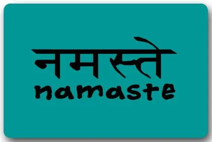 

Memory Home Door Mat Decorative Namaste Rectangle Entryways Non Slip Doormat Non-woven Fabric Bathroom Kitchen Floor Mat Carpet