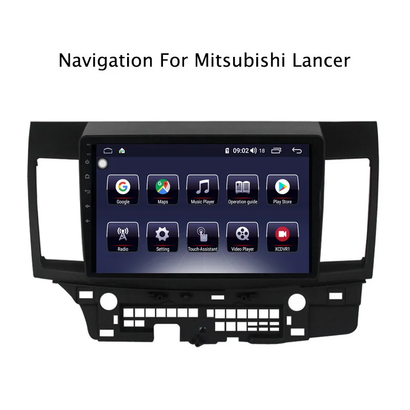 Clearance 10.1" Android 8.1 8 core 4G RAM 64G ROM GPS Navigation Car Radio For Mitsubishi Lancer 2007-2015,with Carplay/4G LTE 2