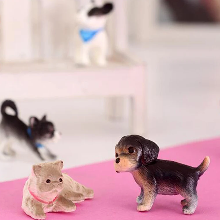 Моделирование животных 3D кошка и собака декоративный мини друг|Играем в магазин|