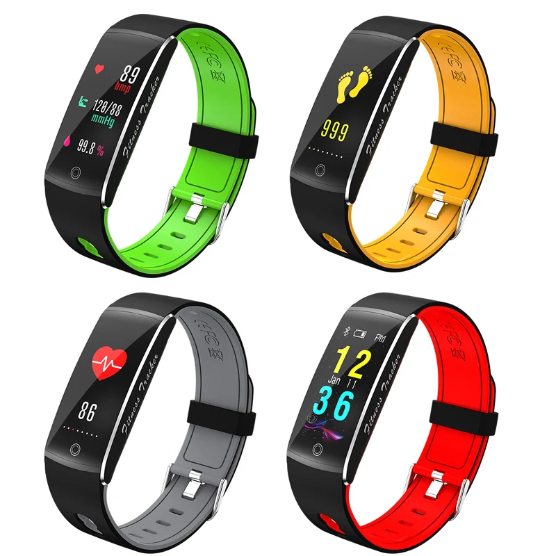 

F10 Smart Watch Wristband Color Screen Heart Rate Blood Pressure Monitor Smart Bracelet Sports Fitness tracking Bluetooth band