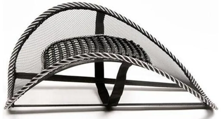 

New Car Seat Chair Massage Back Lumbar Support Mesh Ventilate Cushion Pad Black,Mesh Back Lumbar Cushion Healthy