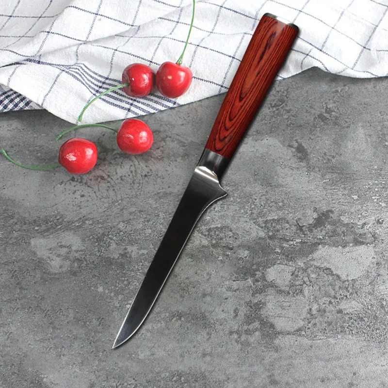 

1Pcs Stainless Steel Kitchen Fillet Knife Eviscerate Fish Sculpture Knife Japanese Style Osteotome Boning Knives