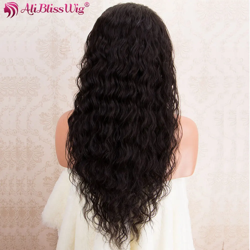 Human Hair Wigs Loose Wave 360 Lace Frontal Wig With Baby Hair 130 Density Brazilian Remy Natural Color Pre Plucked Ponytail (5)