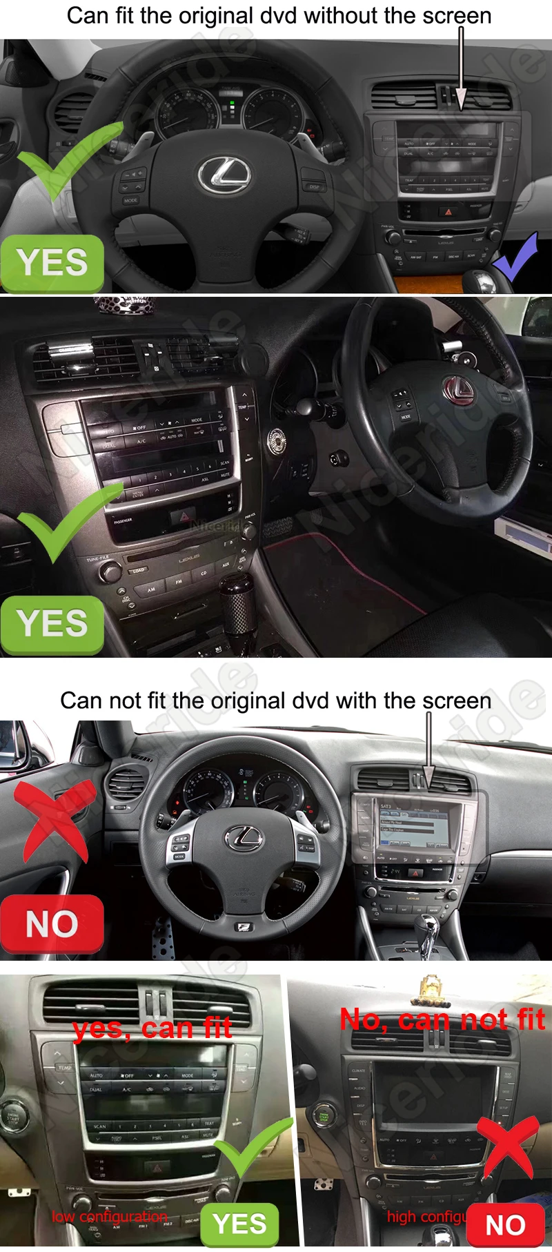 Best 10.2" Android 8.1 Car Stereo radio gps For Lexus IS250 IS200 300 IS350 2005 2006 2007 2008-2011 dvd multimedia head unit bt wifi 12