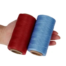 260 metrów skóra szycie woskowana nić przewód skóra Craft, 150D ciąg Dacron linia nici skórzane szwy narzędzie DIY materiał