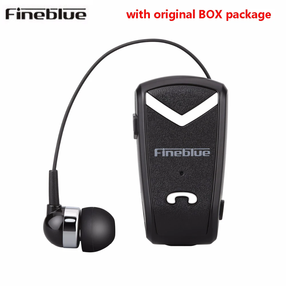 

Fineblue F-V2 V2 Wireless Bluetooth 4.0 Headset Sport Driver In-ear Earphone with Telescopic Clip Microphone for smartphone