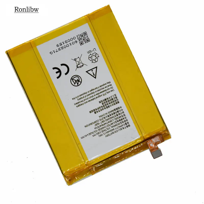 Сменный аккумулятор Ronlibw 3400 мАч 13 1 Вт/ч Li3934T44P8h876744 для ZTE Grand X Z988 Max2 ZMAX PRO