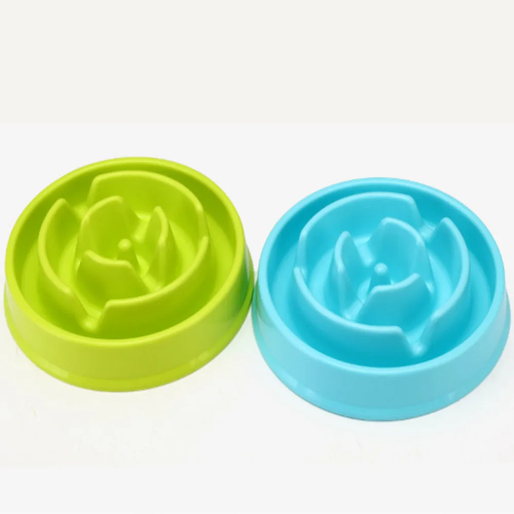 

Pet ABS Plastic Slow Feed Feeder Dog Food Bowl Pet Cat Food Bowl Health Prevent Obesity Pharyngeal Food Dog Cat Bowls
