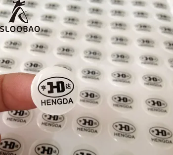 

Free shipping 1000pcs custom printed color background Dome Epoxy label resin sticker printing