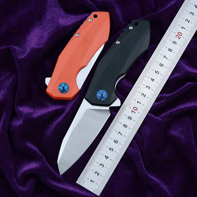 TIGEND ZT0456 Флиппер складной нож подшипник D2 лезвие G10 Ручка Открытый выживания кемпинг охота карманные Фруктовые Ножи EDC инструменты