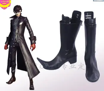 

Japanese Anime Persona 5 Kurusu Akira Joker Cosplay Boot Shoes