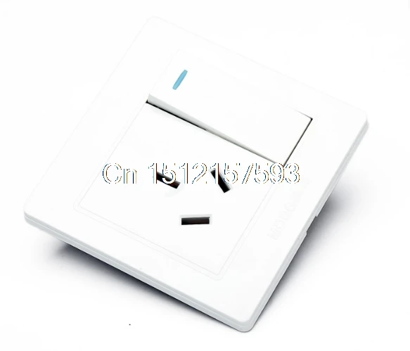 

AC250V 16A 3 Pin 1 Push Button Switch AU Socket Outlet Wall Switch Plate New 86 x 86mm
