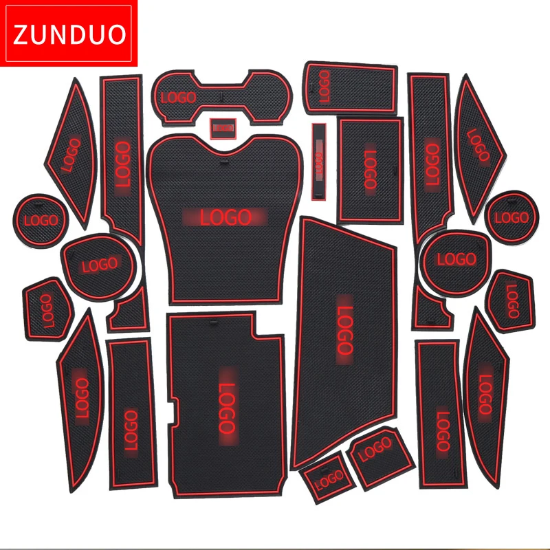 ZUNDUO Противоскользящий коврик для разъема ворот Lexus RX RX270 RX350 RX450h 2010 2012 2013 2014 2015 270 350