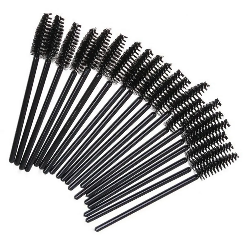 Make Up Hot Selling 100 PCS Disposable One-Off Eyelash Mini Brush Mascara Wands Applicator make up brush